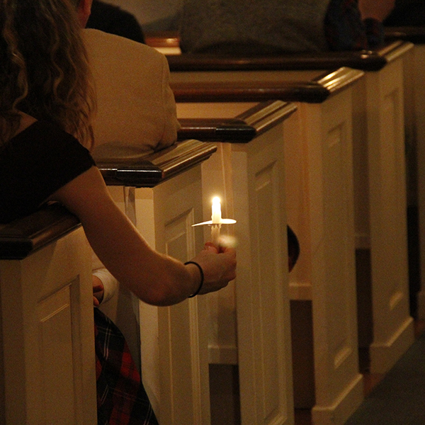 Christmas Eve Carols and Candlelight at the Universalist Church